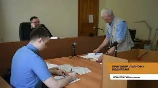 ПРИГОВОР ПЬЯНОМУ ВОДИТЕЛЮ