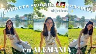 primera semana erasmus 🇩🇪 + objetivos ✨ | vlog 02