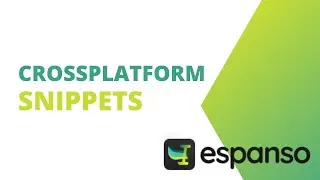 Cross Platform Snippets with Espanso