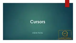 Lecture 4 | Cursor in Database