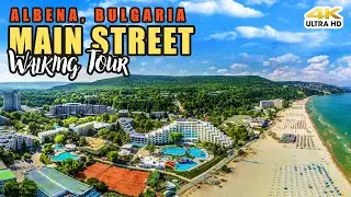 Albena - main street walking