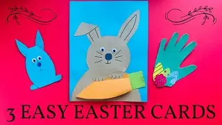 3 Easy Easter Cards for Kids | How to Make 3 Easy Easter Cards with Kids | Easy Easter Crafts