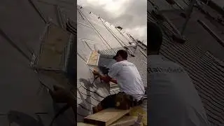 Dachgaube mit Schiefer decken – Schieferdach 🛠