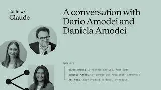 A conversation with Dario Amodei & Daniela Amodei