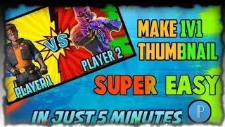 HOW TO MAKE 1V1 HD THUMBNAIL IN JUST 5 MIN SUPER EASY || FREEFIRE || VK TECH AND GAMING || FF ||