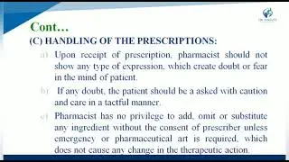 Lecture 28- Code of Pharmaceutical Ethics  (Part-1) BY PAYAL N. VAJA