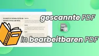 How to convert scanned PDF to editable PDF - Easy, fast, free