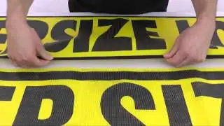 SafeTruck Mesh Oversize Load Banner