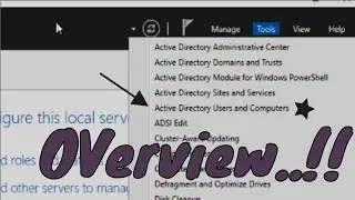 Active directory users and computers windows server 2016 Overview and options.