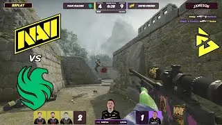 NAVI vs Falcons - HIGHLIGHTS - ANCIENT - BLAST Paris Major Europe RMR CSGO 2023.