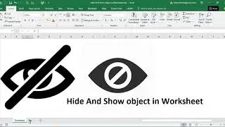 Hide And Show object in Worksheet