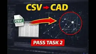 CSV to CAD Drawing | Trimble Total Station Data for T Level Task 2