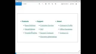 Creating a Site Map with HTML