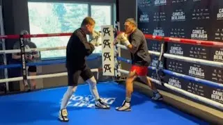Canelo Alvarez & Teofimo Lopez SPARRING SESSION