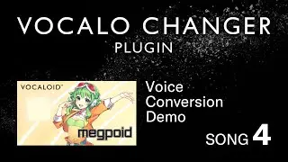 VOCALO CHANGER PLUGIN - AI Megpoid - DEMO SONG 04