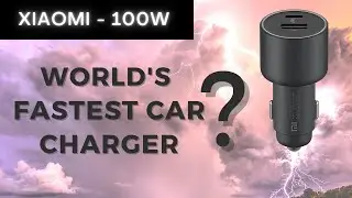 World's Fastest Car Charger? | Xiaomi 100W Car Charger | Work From Car
