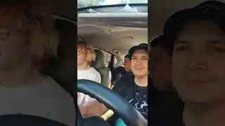 Скрытая видеокамера в такси, улыбайся))