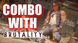 NIGHTWOLF - MK11 (Combo With Brutality) Cyrax As Support #mortalkombat #mortalkombat1
