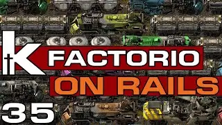 Factorio On Rails | 35 | Pipe Spaghetti | Factorio Train Base Let's Play