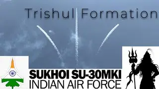 IAF SU-30 Flying TRISHUL Formation + Shiv Tandav BGM #aviation #iaf #mahadev #trishul #youtube
