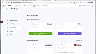 How to Connect Shopify to MyCredits