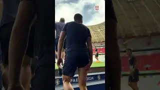 Dolazak reprezentacije Srbije na Alijanc Arenu