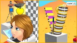 SLICE IT ALL-🌹👩‍❤️‍👨🔪🔥 Satisfying And Relaxing ASMR Sound Gameplay. #stmkgaming  #gaming