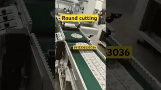 Small round rotary die cutting machine for paper bowl lid #machine #shorts #cutting machine