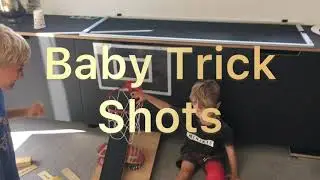 Baby trick shots