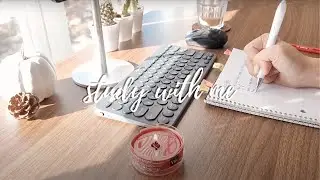 ☀️ BTS study with me | real time, 1 hour, Love Yourself 結 'Answer' piano music, med student, 스터디윗미