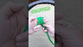 FAST Scaffold Knot Around Fingers #knot #outdoors #camping