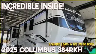 Must See RV! 2025 Columbus 384RKH Rear Kitchen Fifth Wheel at Couchs RV Nation a RV Wholesalers