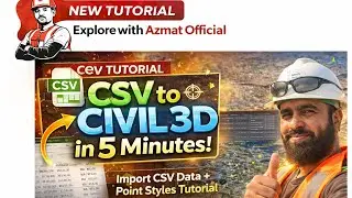 Lecture 5 | How to Set Point Styles & Convert AutoCAD File to Civil 3D  | KSA | Tutorial 
