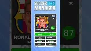 ARAUJO VALORACION EN SOCCER MANAGER 2024