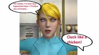 Samus Hypnosis session-Hypno Comic Part 1