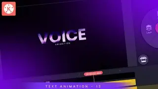 New title animation in kinemaster 🔥 [ Text Animation ]