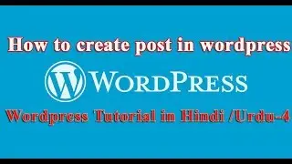 How to create post in wordpress in Hindi
