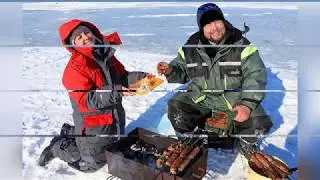 Зимняя рыбалка. Автор Г. Плюснина
