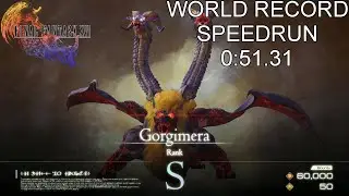 FF XVI [FF Mode] Gorgimera [WR] Speedrun 0:51.31 [WORLD RECORD]