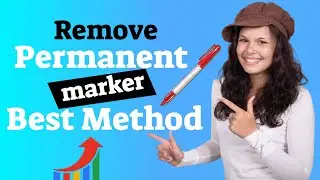How to remove permanent marker