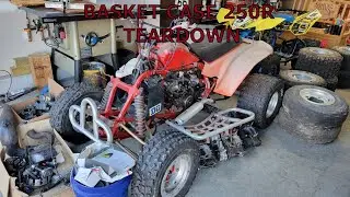 I bought a basket case Honda TRX250R to completely redo.  Walk around and tear down