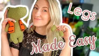 Amigurumi Basics: Attaching Legs Together - The easy way!