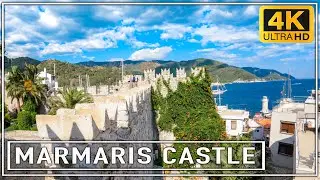 Marmaris Castle 4K Walking Tour Marmaris Kalesi Muğla/Turkey