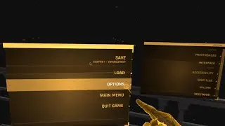 Half Life Alyx Settings Menu