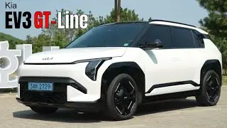 2025 Kia EV3 GT Line in Snow White Pearl