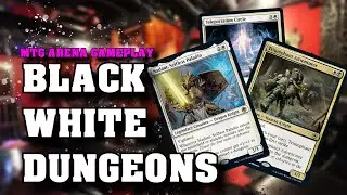 Black White Dungeons - In Standard - MTG Arena Deck Tech and Gameplay - Dungeons and Dragons