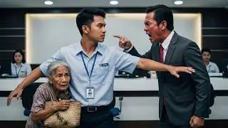 TRUE STORY GOES VIRAL! Intern Fired for Defending Poor Grandmother, 15 Minutes Later Entire Bank ...