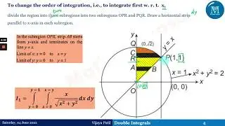 #doubleintegrals #changeorderofintegration #evaluation