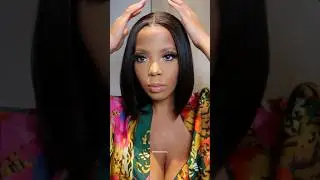 😤 I LIKE MY BOB HOW I LIKE MY MEN = 𝐒𝐓𝐑𝐄𝐒𝐒 𝐅𝐑𝐄𝐄! LMAO! 🤭THIS TEXTURE & NATURAL HAIRLINE IS TOO GOOD!