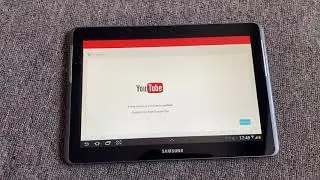 Samsung Tab 10.1 youtube problem   Samsung Tab 10.1 youtube error.samsung tab 2 youtube error